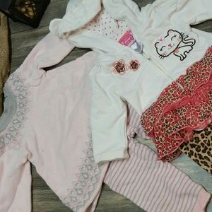 🐱BlueberiGirls Sweater Set❄ 12 mo 🎀 Girls Lot